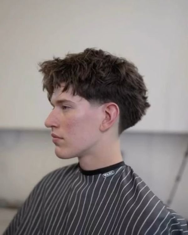 Blowout Fade Haircut For men