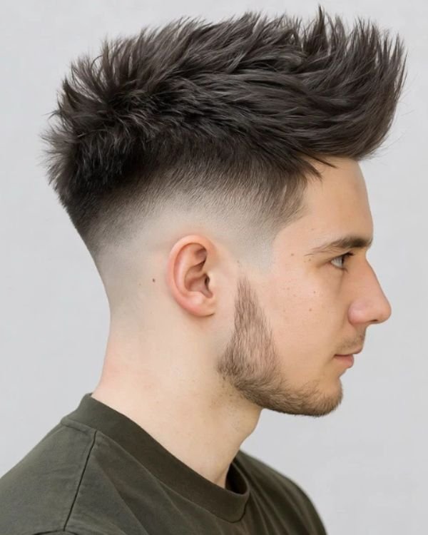 Faux Hawk Fade cut