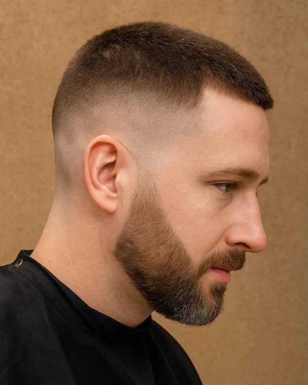 Short Stylish High Fade Haircut