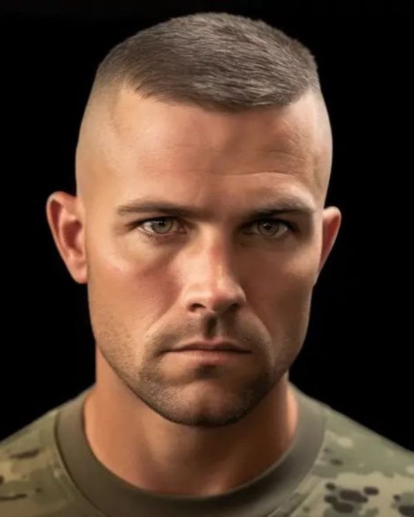 professional men's haircut