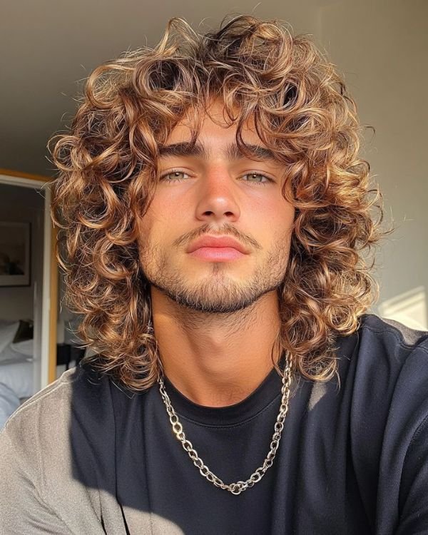 long curly haircut