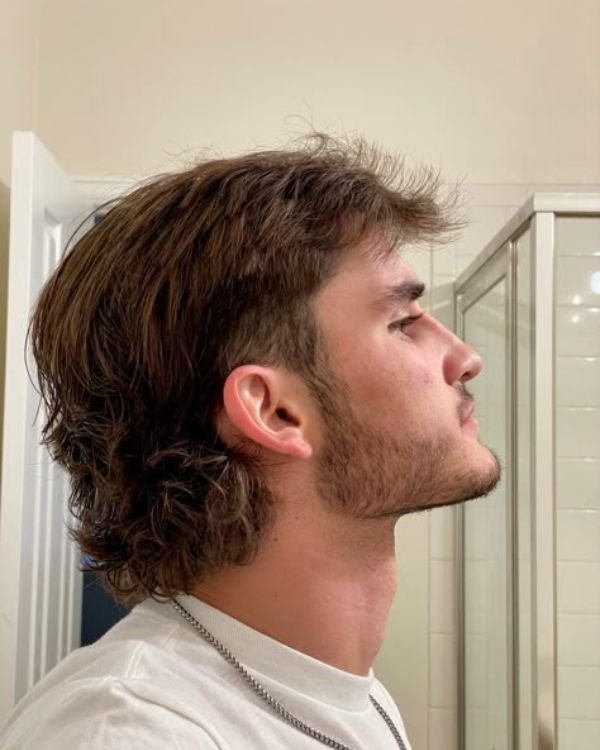 Medium Mullet haircut