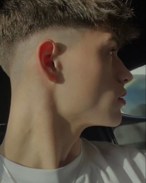 Messy Two Block with Drop Fade of Men