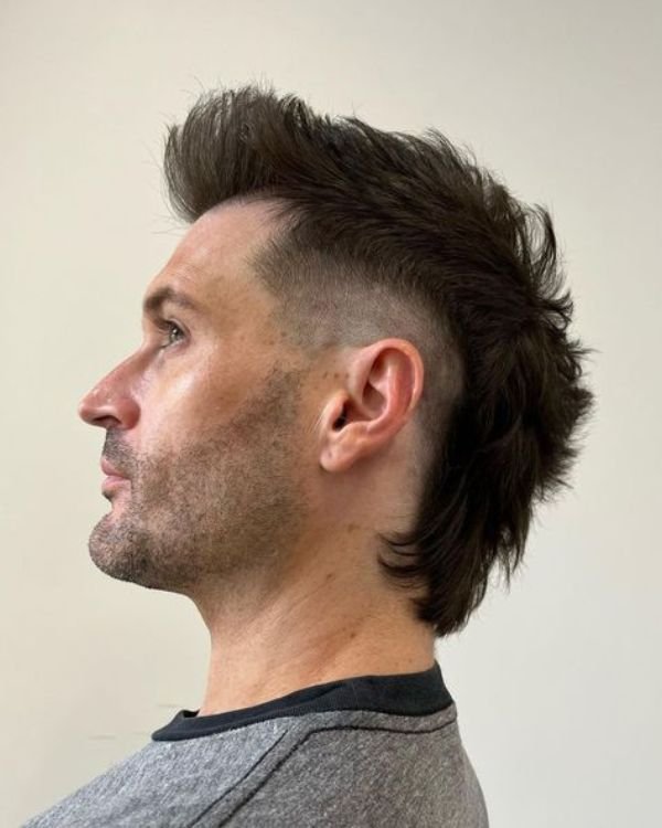 Quiff Mullet haircut