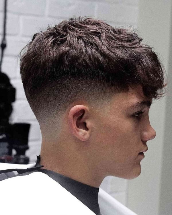 Short Fringe with Tapered Side Haircut