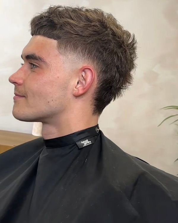 Short Mullet haircut