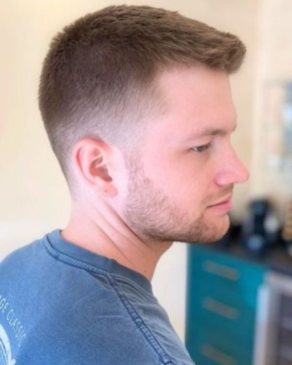  Ivy League with Taper Fade