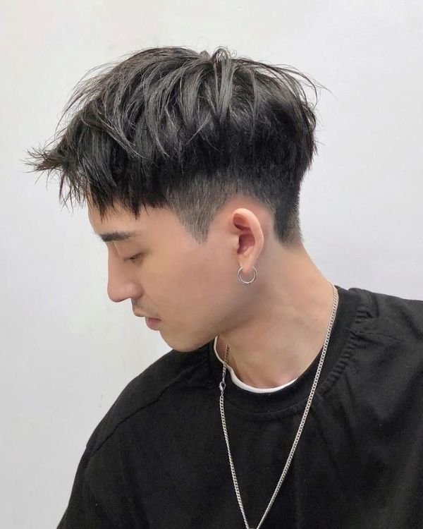 Thick Two-Block Haircut 