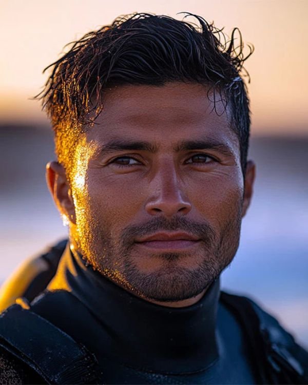 Comb Over Taper Fade