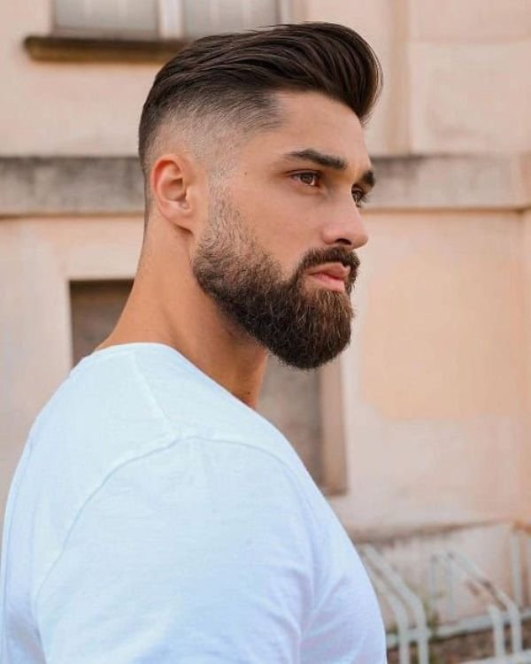 Crew Cut Fade with Beard