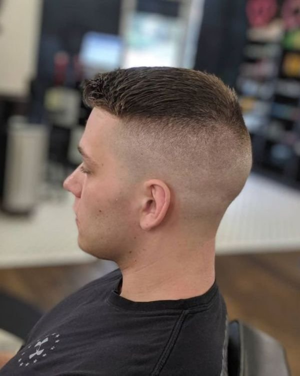  Crew Cut with Short Fade