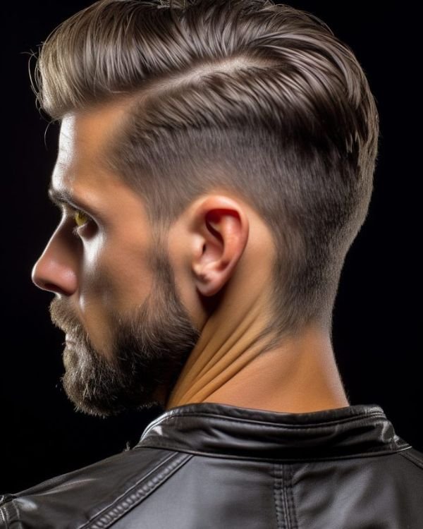 Handsome Low Taper Comb Over