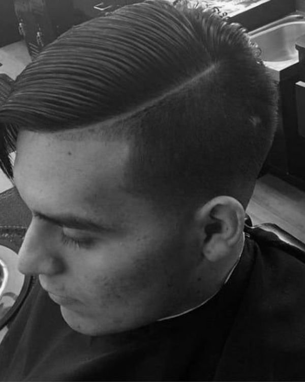 Long Comb Over Fade