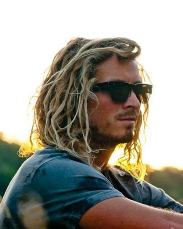 Long Flowing Blonde Hair