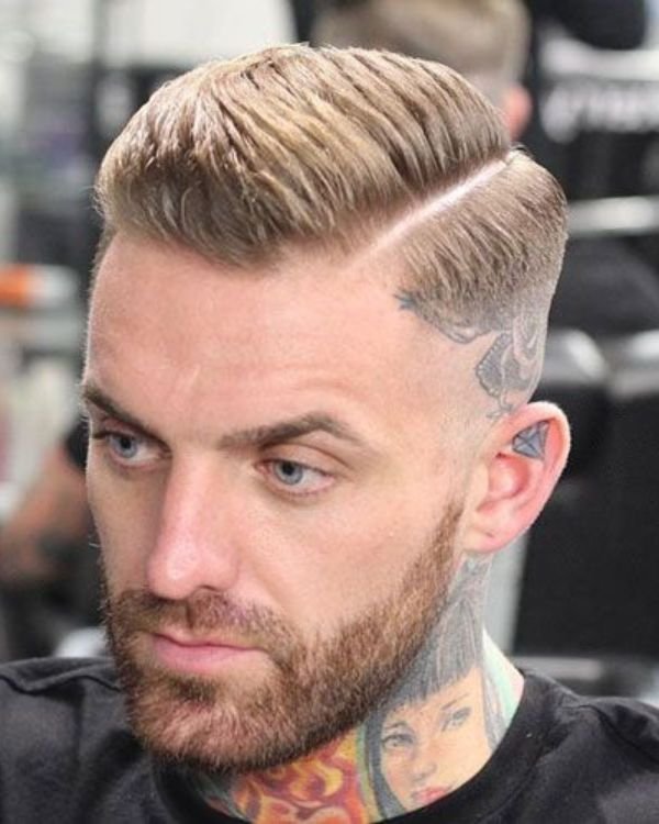 Military Comb Over Fade