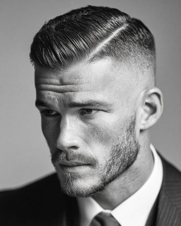 Professional Comb Over with Beard