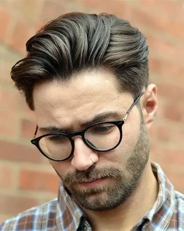 Textured Comb Over Taper