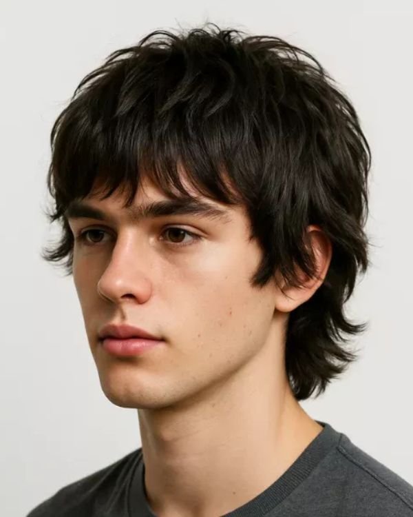 Textured Shaggy Haircut