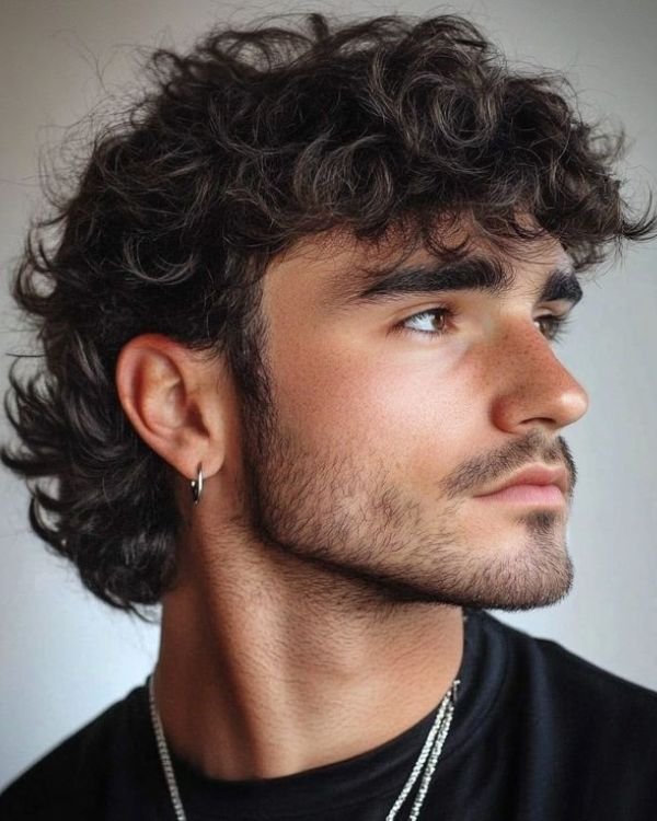 Long, Messy Curly Hair