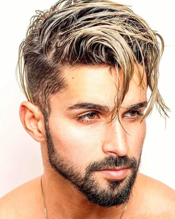 Long Side Swept Hair