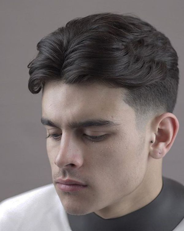 Middle Part with Mid Fade