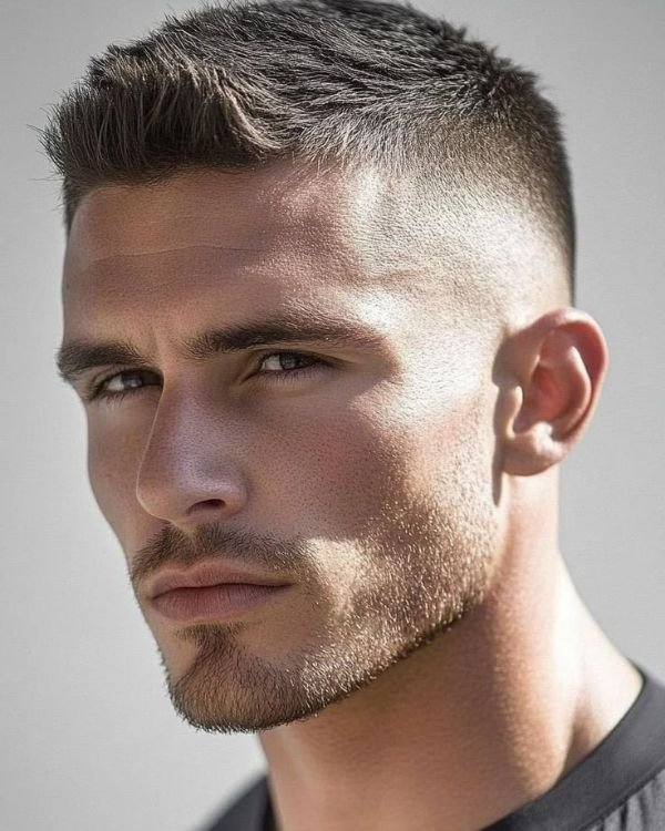 Short Messy Crew Cut