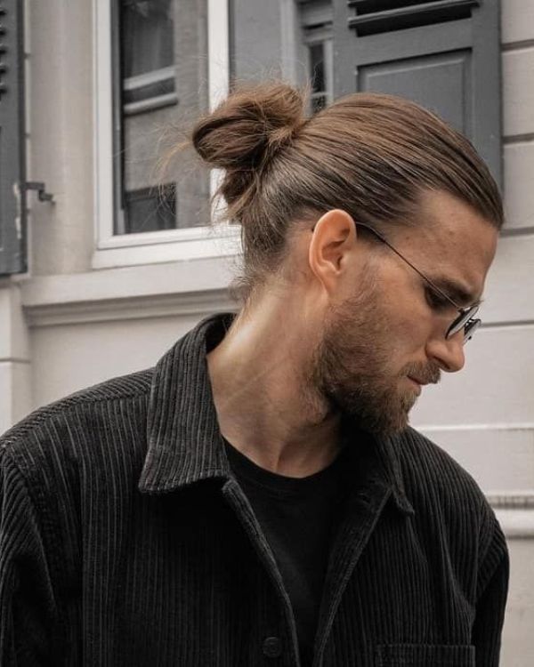 Slick Back Man Bun