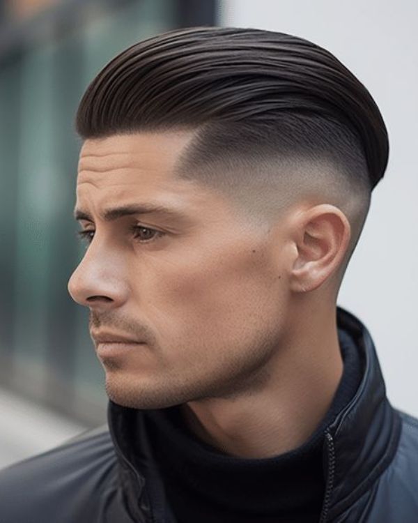 Slick Back Taper Fade