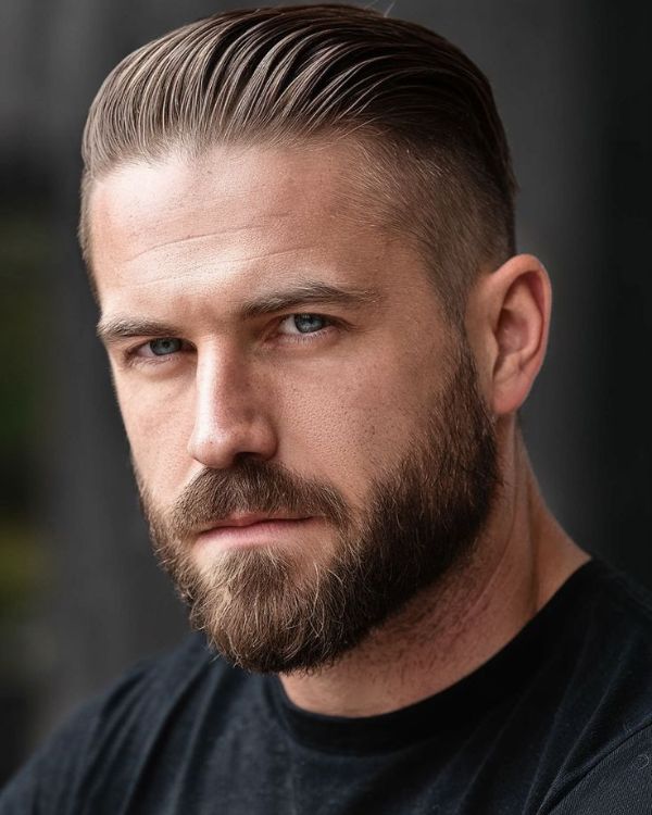 Slick Back with Beard
