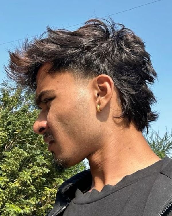 Textured Messy Mullet