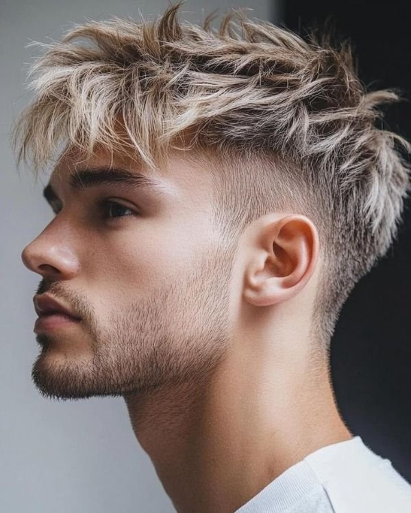 Textured and Messy with Faded Sides