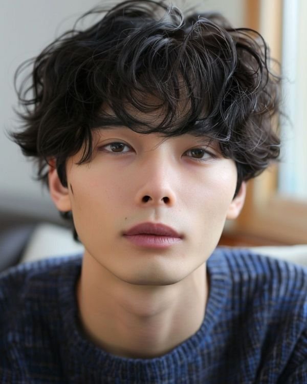 Thick, Shaggy Hair with Layers